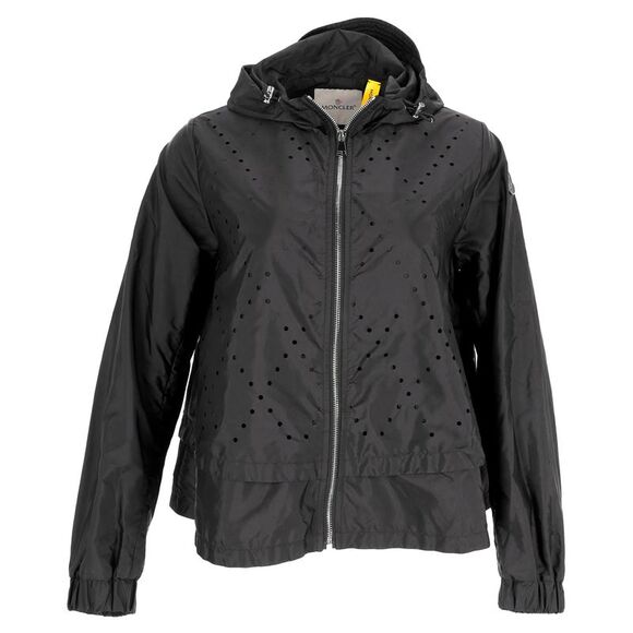 Moncler Noir Kei Ninomiya Vanadium Jacket in Black Polyamide